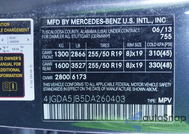 4JGDA5JB5DA260403: 44148894