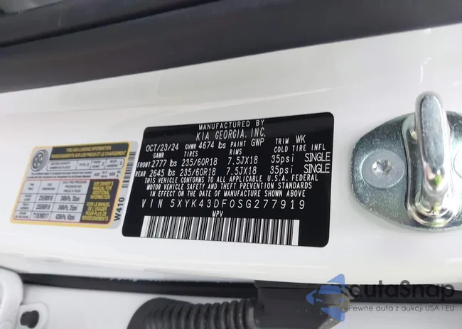 5XYK43DF0SG277919: 44148909