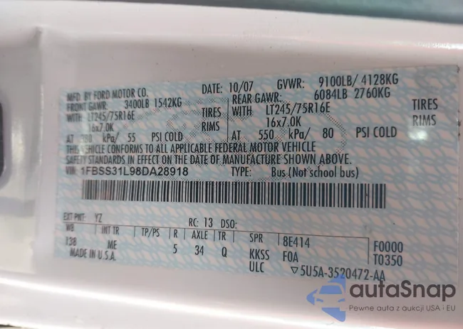 1FBSS31L98DA28918: 44148293