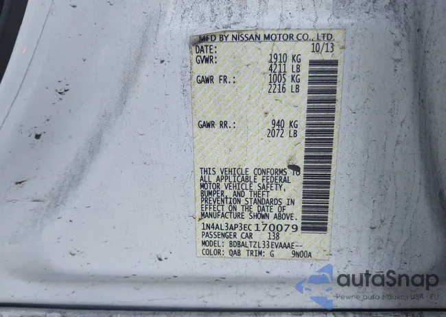 1N4AL3AP3EC170079: 44148373