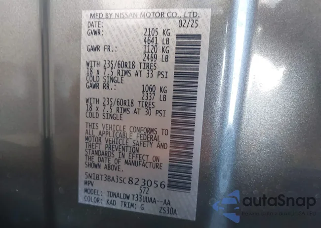 5N1BT3BA3SC823056: 44148406