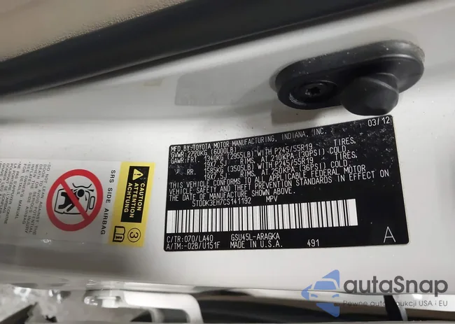 5TDDK3EH7CS141192: 44149486