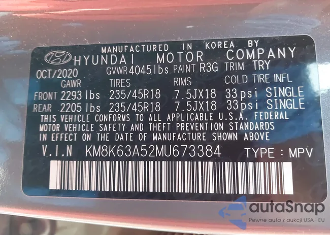 KM8K63A52MU673384: 44149529