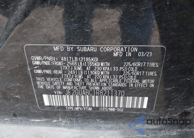 JF2GUABC1R8211370: 44149599