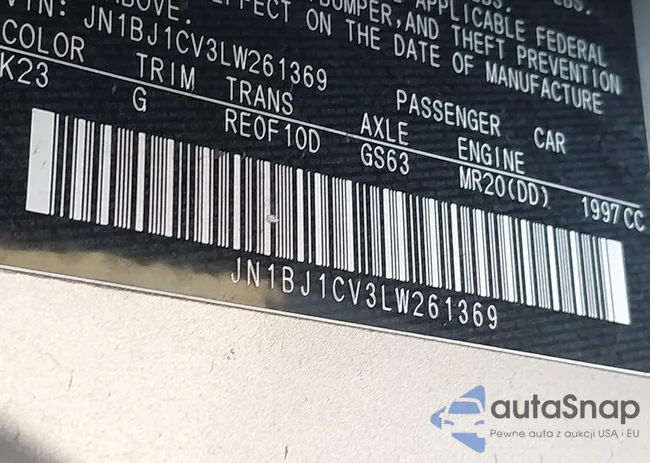 JN1BJ1CV3LW261369: 44149705