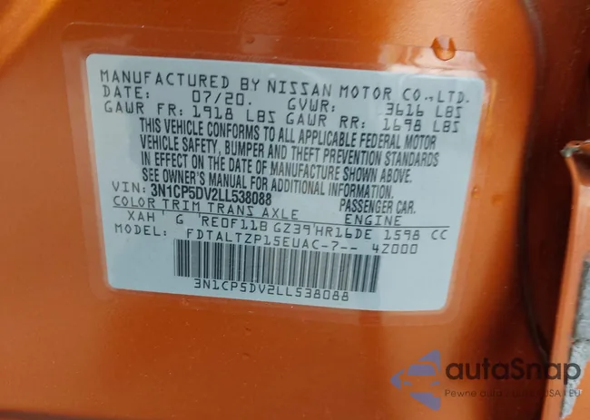 3N1CP5DV2LL538088: 44149800