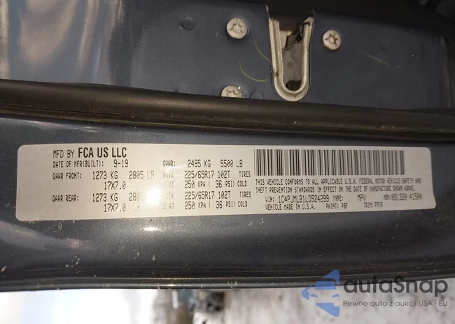 1C4PJMLB1LD524299: 44149963