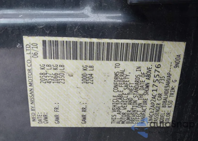 1N4CL2AP2AC175576: 44149075