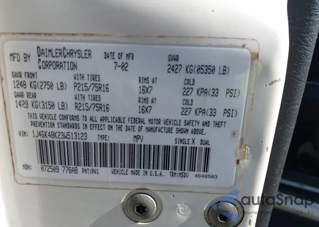 1J4GK48K23W513123: 44149154