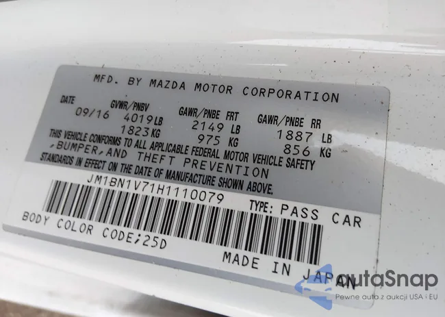 JM1BN1V71H1110079: 44149188