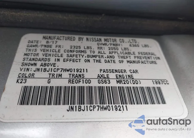 JN1BJ1CP7HW019211: 44149205