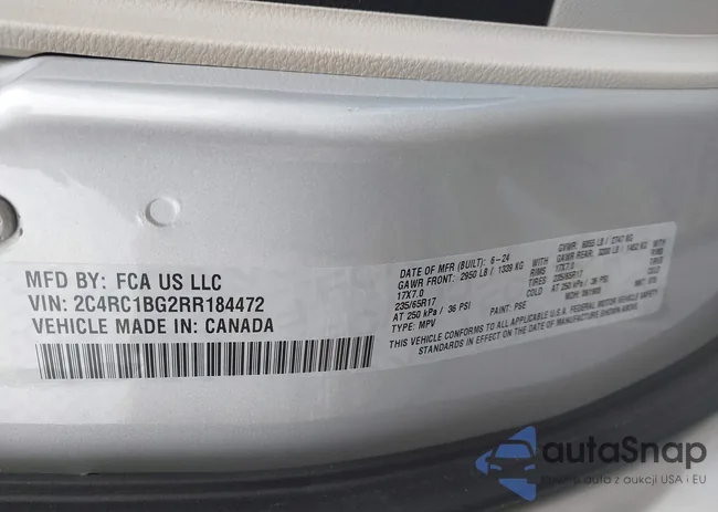 2C4RC1BG2RR184472: 44149287