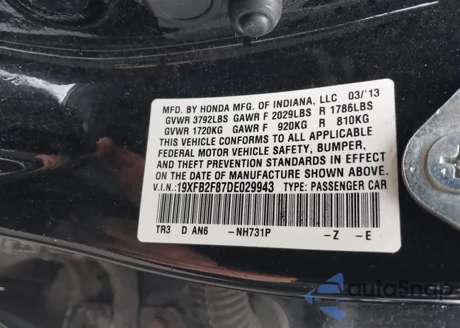 19XFB2F87DE029943: 44149362