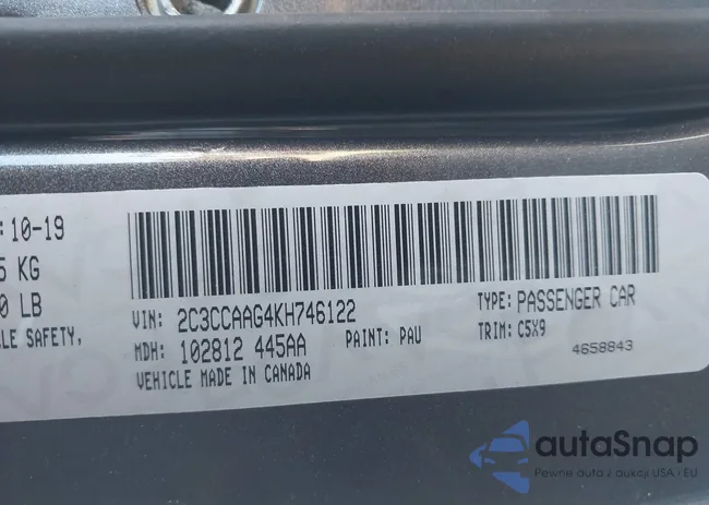 2C3CCAAG4KH746122: 44149366