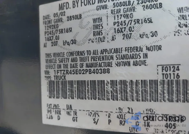 1FTZR45E02PB40388: 44150471