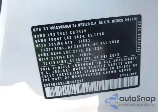 3VV4B7AX5JM181239: 44150495