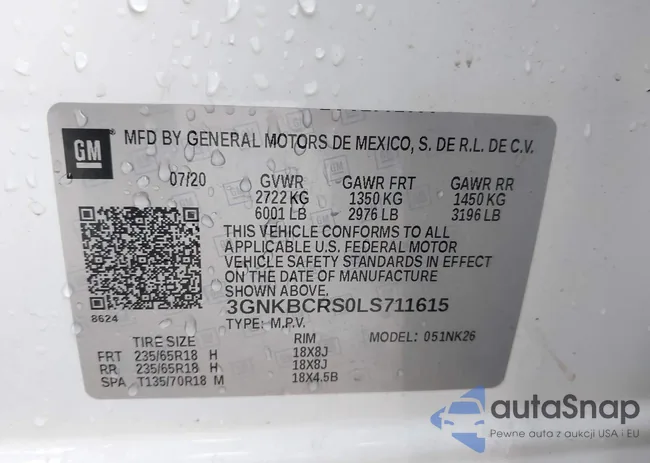 3GNKBCRS0LS711615: 44150585