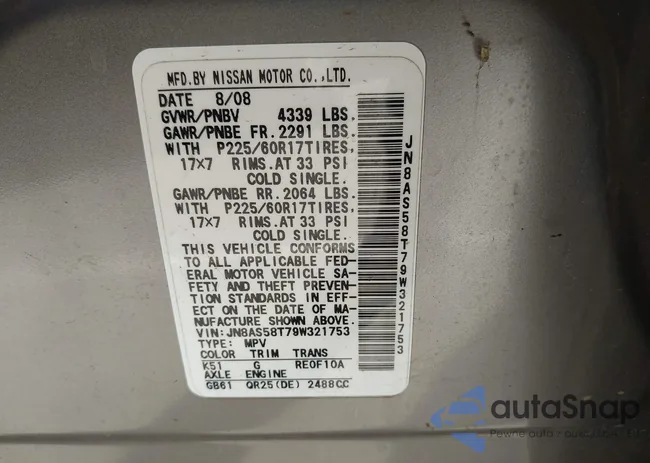 JN8AS58T79W321753: 44150693