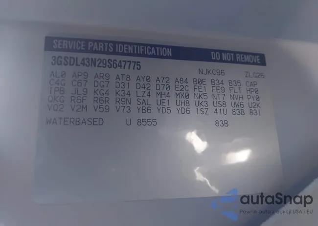 3GSDL43N29S647775: 44150697