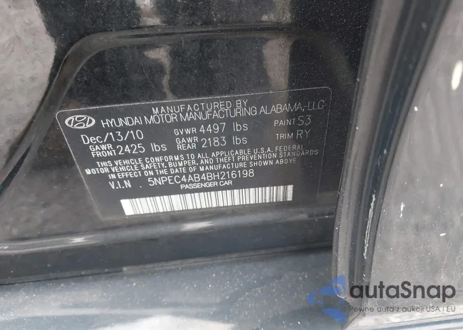 5NPEC4AB4BH216198: 44150707