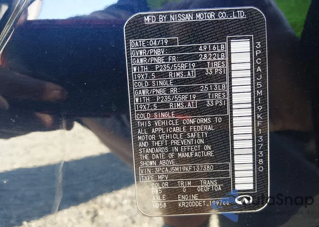 3PCAJ5M19KF137380: 44150734