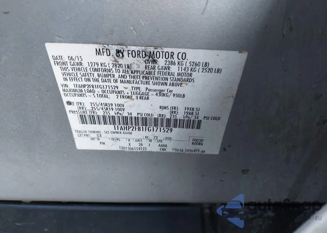 1FAHP2F81FG171529: 44150771