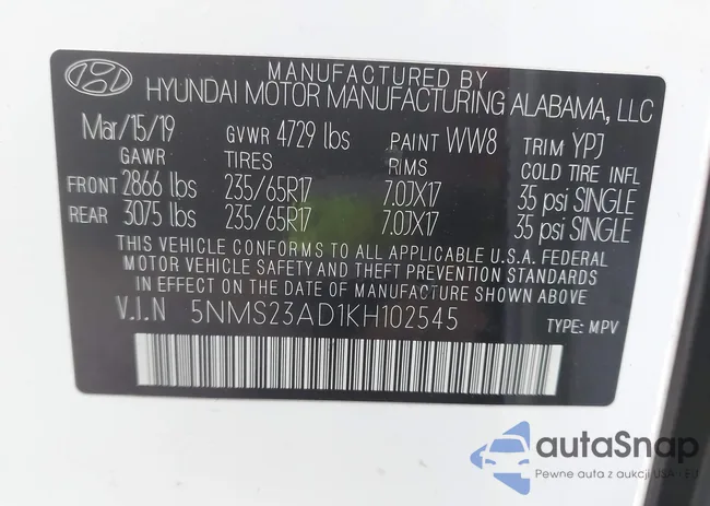 5NMS23AD1KH102545: 44150774