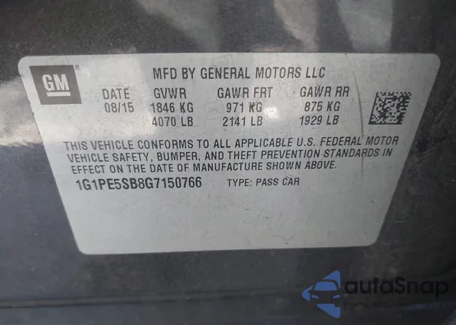 1G1PE5SB8G7150766: 44150812