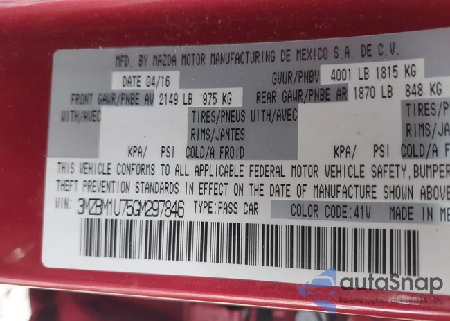 3MZBM1U75GM297846: 44150875