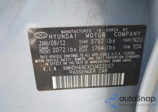 KMHDH4AEXCU422037: 44150123