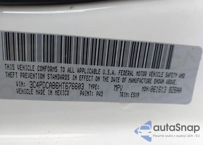 3C4PDCAB6HT676603: 44150275