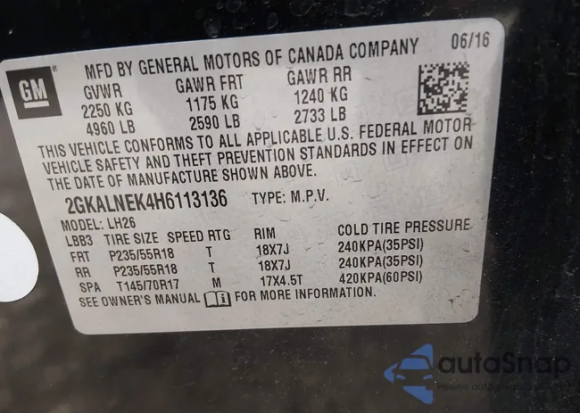 2GKALNEK4H6113136: 44150378