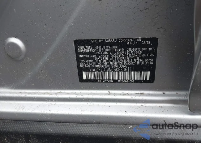 JF2GTAMC6K8306111: 44151570