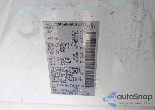 5N1AT2MV8HC780705: 44151752