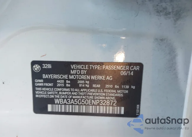 WBA3A5G50ENP32872: 44152038