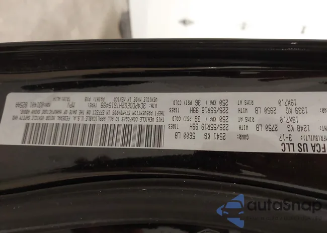 3C4PDDEG2HT615499: 44151171