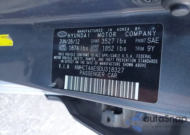 KMHCT4AE9DU318327: 44151198