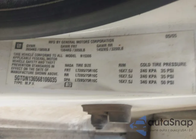 5GTDN136568106035: 44151282