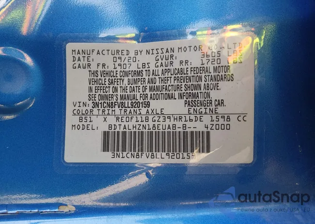 3N1CN8FV8LL920159: 44152547