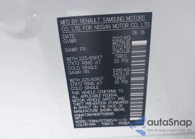 KNMAT2MV8GP709595: 44152592