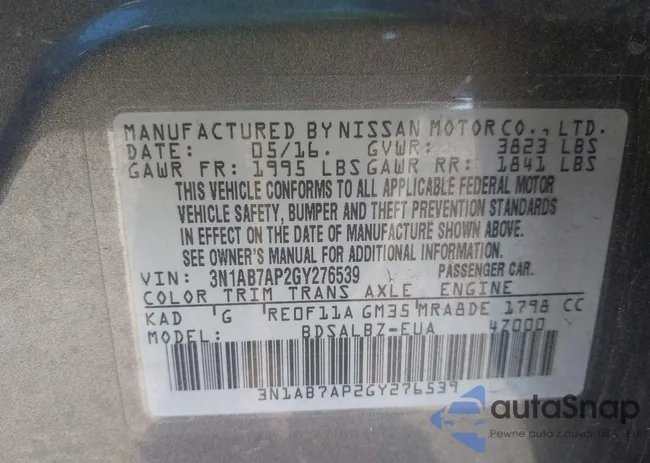 3N1AB7AP2GY276539: 44152635