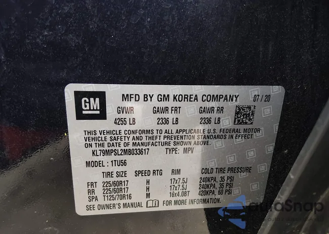 KL79MPSL2MB033617: 44152689