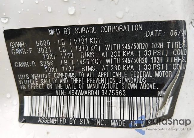 4S4WMARD4L3475563: 44152713