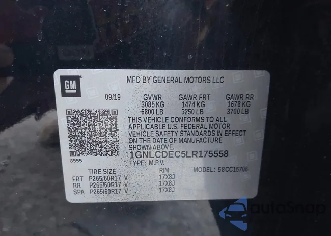 1GNLCDEC5LR175558: 44152767