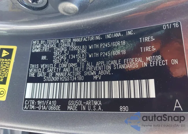 5TDZKRFH2GS134180: 44152777