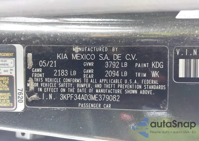 3KPF34AD3ME379082: 44152846