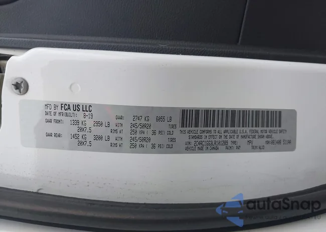 2C4RC1GG3LR101289: 44152868