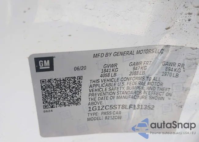 1G1ZC5ST8LF131352: 44152894