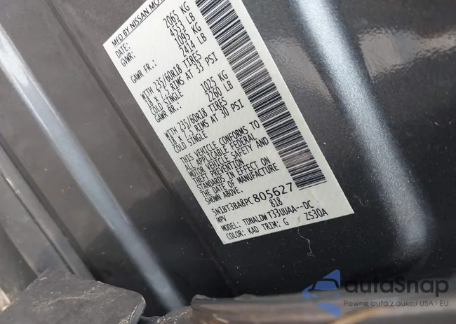 5N1BT3BA8PC805627: 44152913