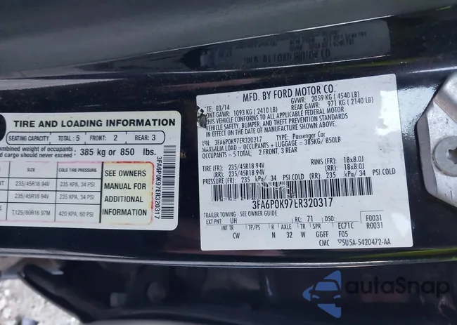 3FA6P0K97ER320317: 44152948